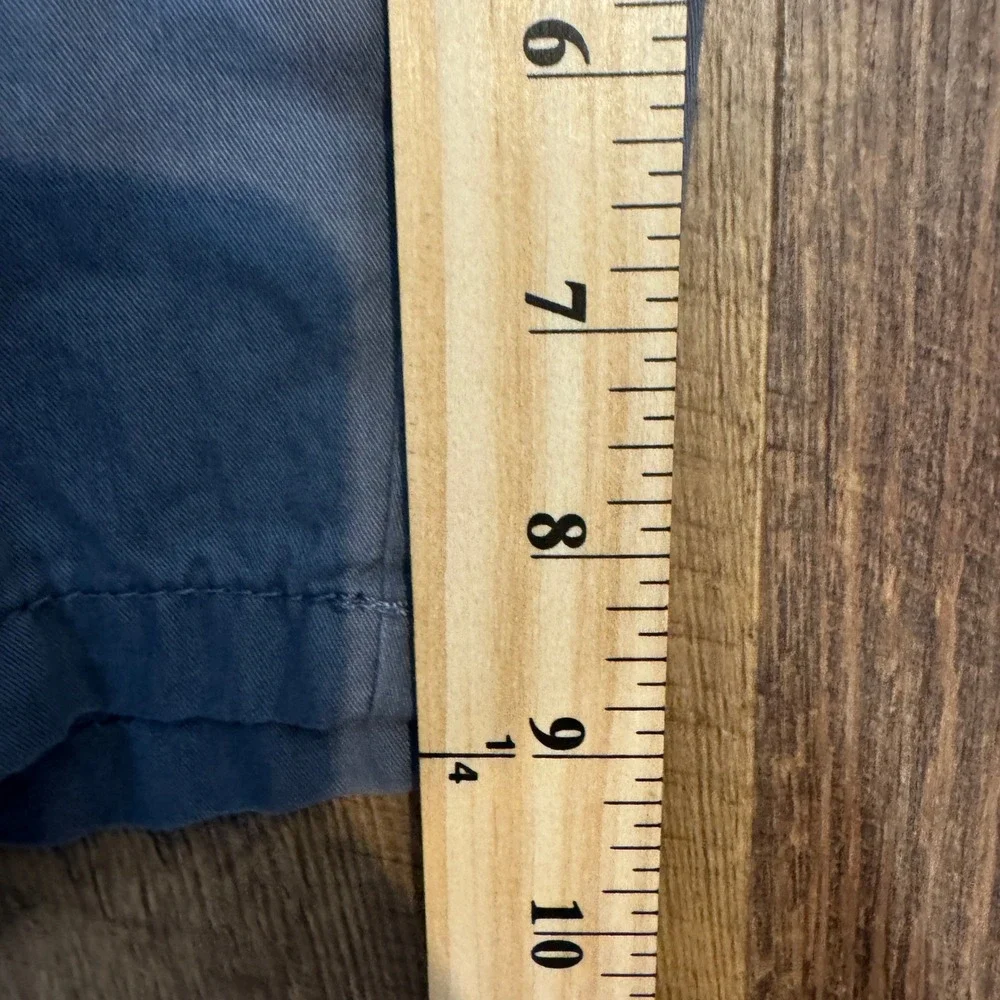 Cat & Jack Boys Gray Chino Shorts Boys L 12/14 Elastic Waist Cotton Twill Summer